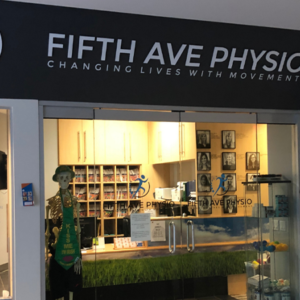 An image of Fifth Ave Physio's store front
